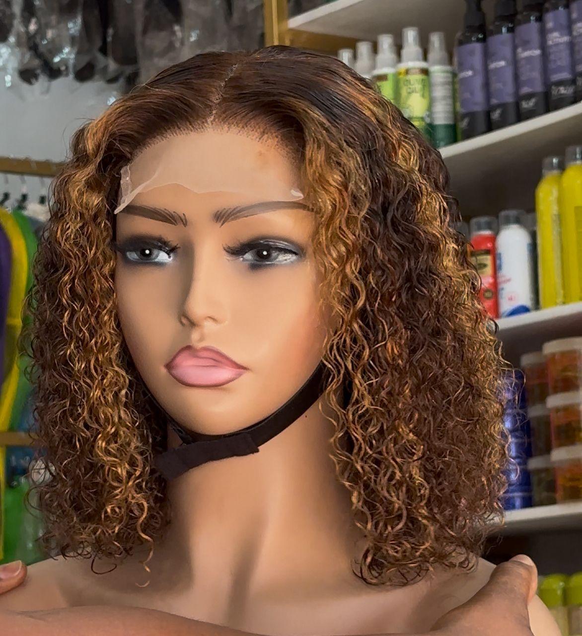 pixie curl closure wigcap DD