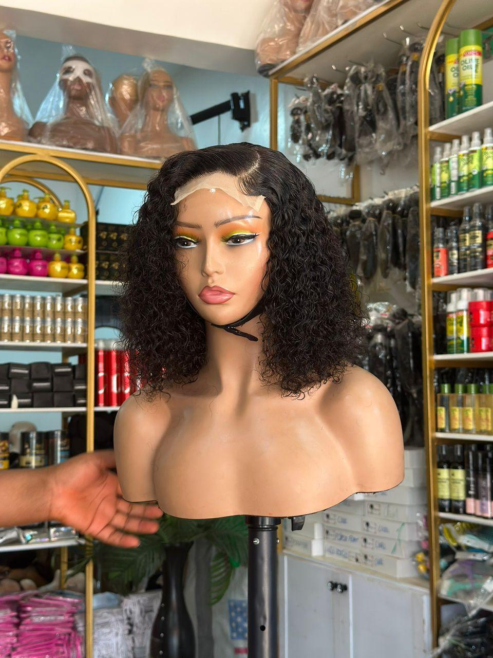 pixie curl closure wigcap DD